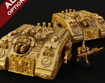 Praetorian Currium Rex | Armored Vehicle |  | Land Raider| Sci-Fi | Wargame Proxy Miniatures  | By Surrogate Miniatures