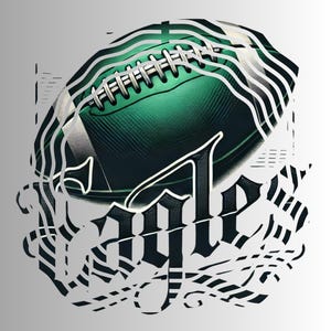 Filadelfia Semplicemente Classico Eagles Football Spinner