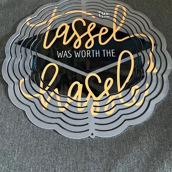 Tassel is Worth the Hassle - Sublimation Wind Spinner