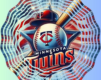 Minnesota Twins Star Spangle Baseball Team Windspiel