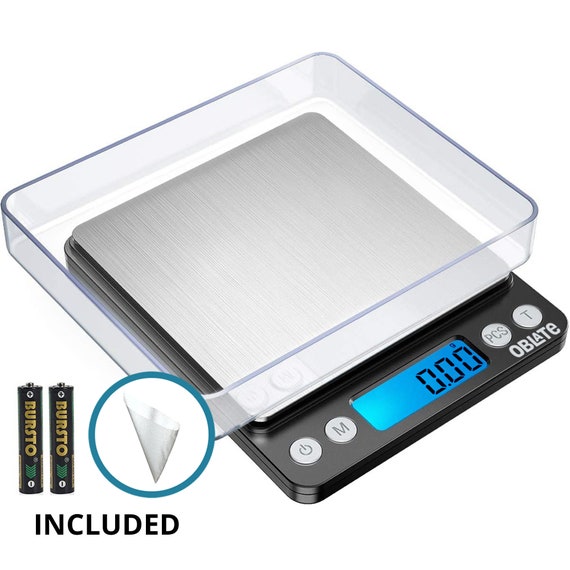 Precision Digital Scale With Counting Function Stainless, 500G/0.01G FREE  Sample of Blate Papes® Gel Film Pouches ships TODAY 