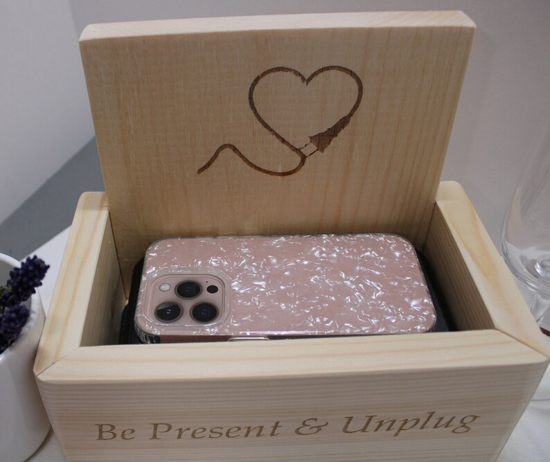 Unplug Cell Phone Drop Box Compact Addition From Hidden Etsy