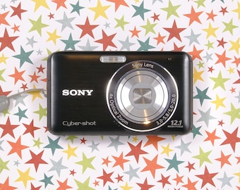 Sony Cybershot DSC-W310 Vintage Digital Camera - Tested - Working - 2010s Ultra Compact Zoom - Case, Memory Card, and Battery Included