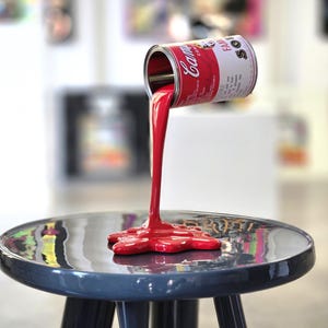 Campbell soup splash can with the famous Marilyn Monroe - Limited Edition - limited edition