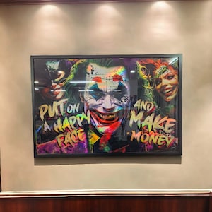 Patryk Konrad & Schevsky - Joker Holographic Painting - Limited Edition