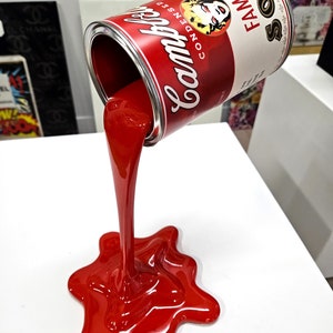 Campbell soup splash can with the famous Marilyn Monroe - Limited Edition - limited edition