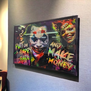 Patryk Konrad & Schevsky - Joker Holographic Painting - Limited Edition