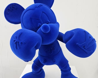 Patryk Konrad - Boxer mickey flocage pop art sculpture - Édition mode - Édition limitée