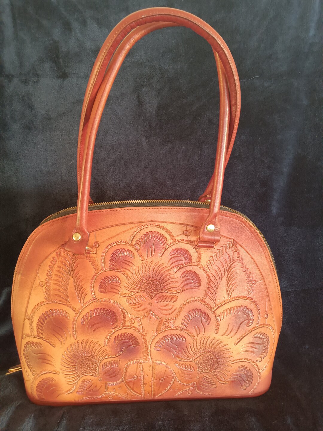 Brianna Leather Purse Etsy