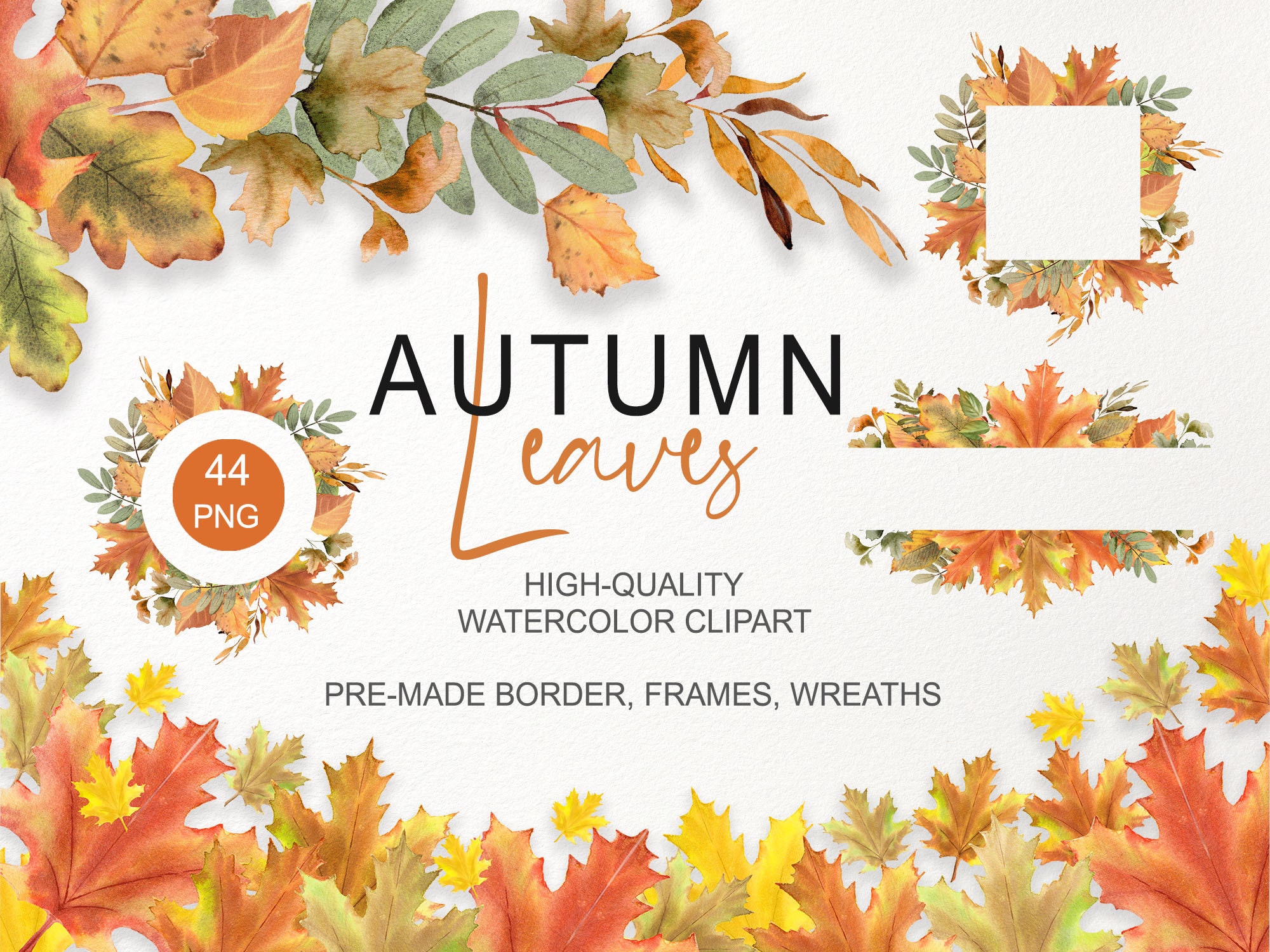 Cute animals in sweaters autumn leaves Royalty Free Vector
