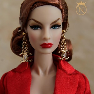 Jewelry 1/6 scale earrings for Fashion Royalty Integrity toys Poppy Parker Mizi