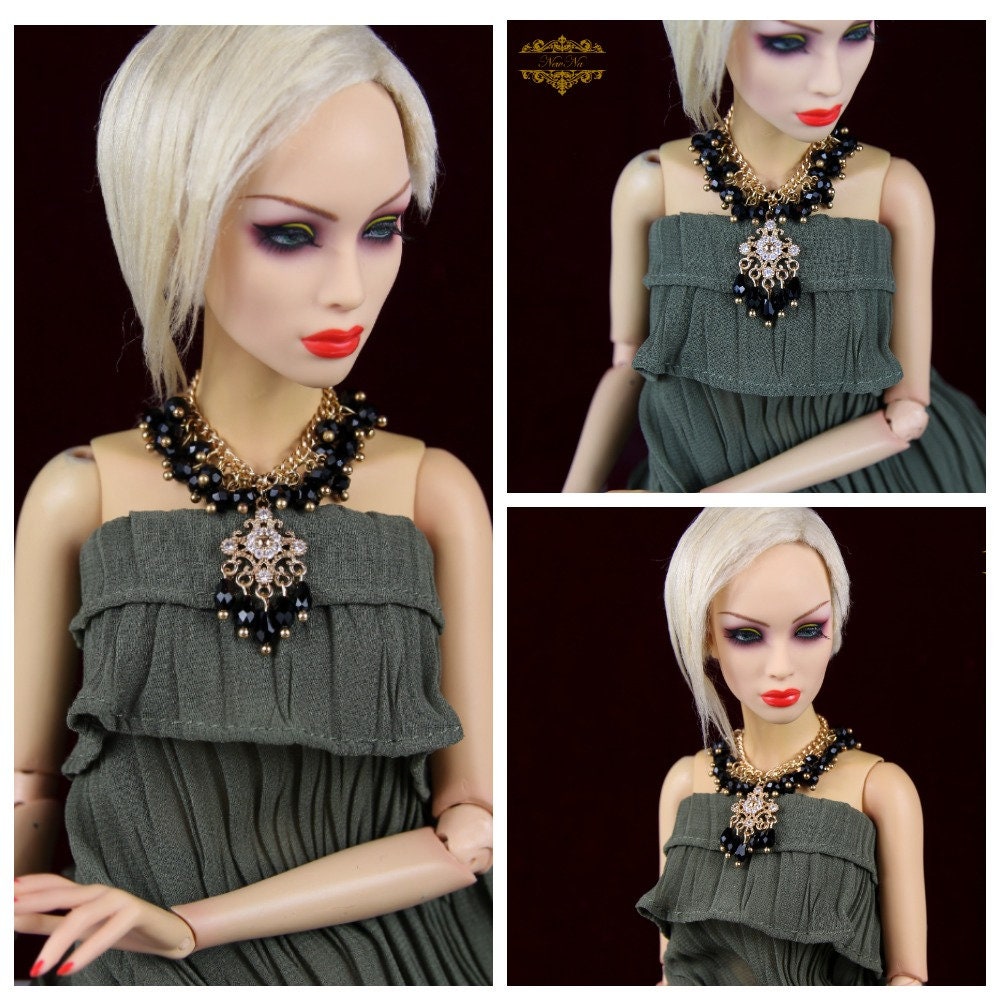 jewelry 1/4 for Fashion Royalty 16'' FR 16'' Tonner 16'' Avantguard doll necklace accessories