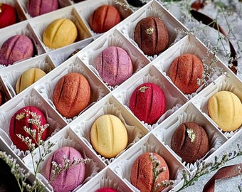 Biscuits en forme de noix Cours de biscuits Gorishki (Oreshki) - Apprenez la pâte, les moules et les garnitures / instructions vidéo