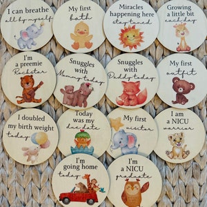 NICU milestone cards