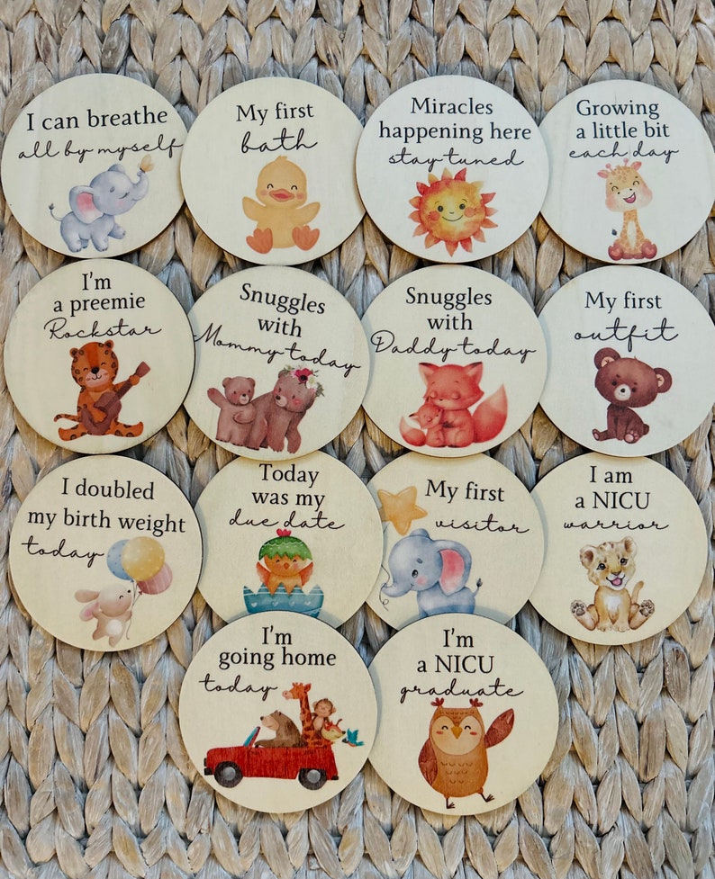 NICU milestone cards