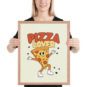 Pizza Lover Wall Art | Printable Kitchen Decor | Funny Food Quote | Digital Download | Pizza Poster | Instant Download Art Print