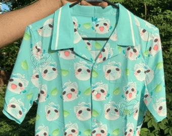 Mint Fantome Hawaii Hemd (dauert 3-6 Wochen) bis 5XL !!