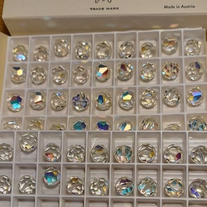 Boucles D'oreilles Vintage Pince En Verre Fumé Topaze & Strass – Style Aurore Boréale, Ton Doré