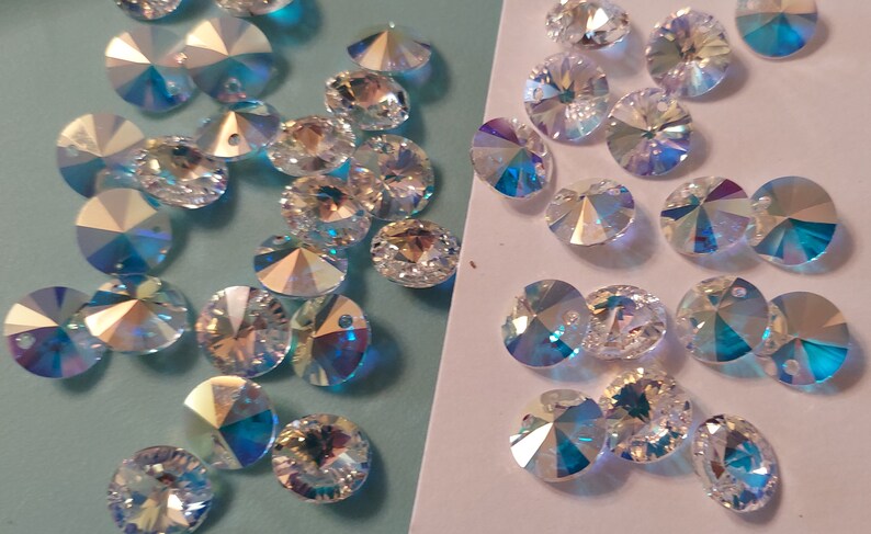 Rocailles En Verre Rond Transparent Effet Aurore Boréale - Diamètre 2,3 Mm (taille 10/0), Lot De 500 G Pour Création De Bijoux Et Loisirs Créatifs - 5