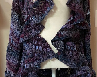 Crochet boho cardigan