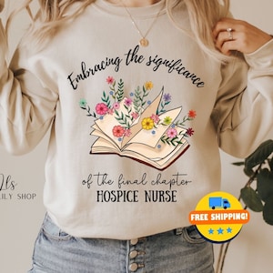 Hospice Nurse Shirt, Palliative Care Nurse, Hospice Nurse Gift, Palliative Care, Christian Nurse, RN Sweatshirt, Registered Nurse Crewneck