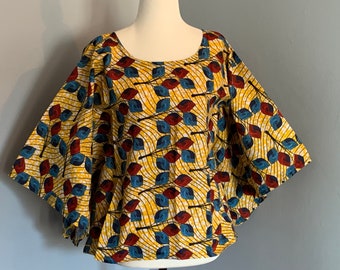 Stylish  Handmade Ankara Peplum Blouses / Tops size 8