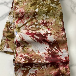Handmade Nigeria Adire, tie and dye African fabric, cotton African fabric 5Yards