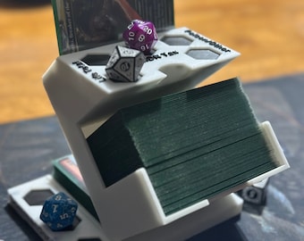 MTG Commander Command Zone - Deck Holder With Dice Storage