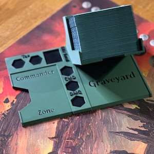 MTG Commander Command Zone & Deck Holder - Etsy