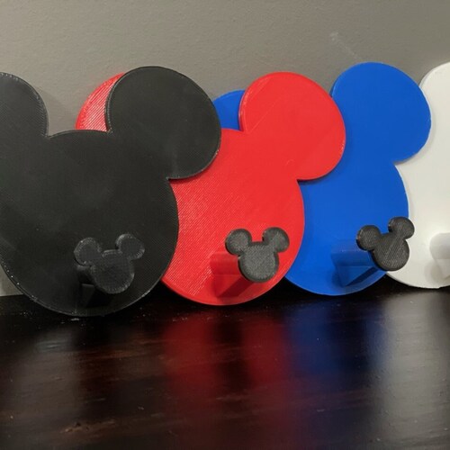Mickey Mouse Inspired Wall Hook Etsy