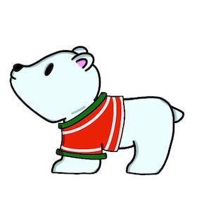 Polar Bear Stickers | Cute Bears, Polar Bears, Sticker Pack, Bear Stickers, Gifts