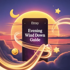 Evening Wind-Down Ebook Guide – Relax, Unplug, and Prepare for Restful Sleep | Digital Download
