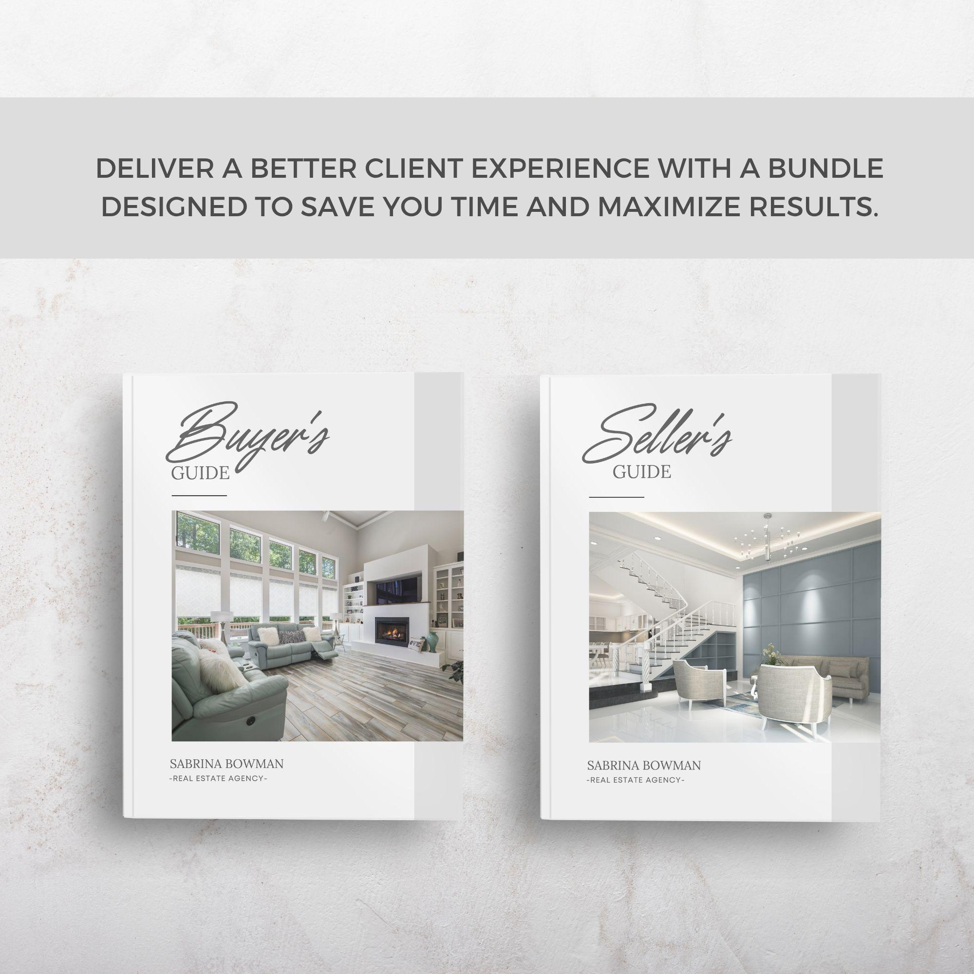 Seller Guide and Buyer Guide Bundle, Listing Presentation for Real ...