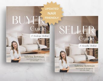 Real Estate Seller Guide & Home Buyer Guide Bundle, NAR Settlement, Real Estate Marketing, Buyer Agent Commission, Listing Presentation