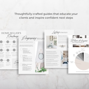 Seller Pre-Listing Presentation, Real Estate Template, Real Estate Marketing, Seller Guide, Canva, Real Estate, Realtor, Pre-Listing Packet image 5