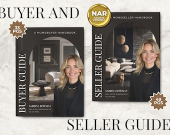 Real Estate Seller Guide & Home Buyer Guide Bundle, NAR Settlement, Real Estate Marketing, Buyer Agent Commission, Listing Presentation