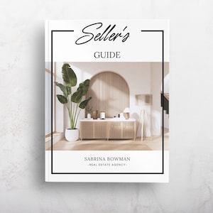 Apresentação de pré-anúncio para vendedores, modelo imobiliário, marketing imobiliário, guia do vendedor, Canva, imóveis, corretor de imóveis, pacote de pré-anúncio