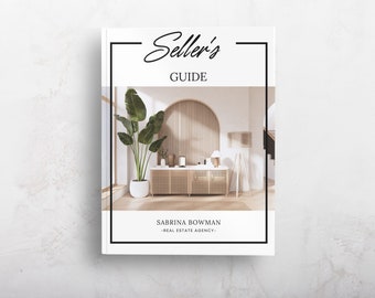 Seller Pre-Listing Presentation, Real Estate Template, Real Estate Marketing, Seller Guide, Canva, Real Estate, Realtor, Pre-Listing Packet