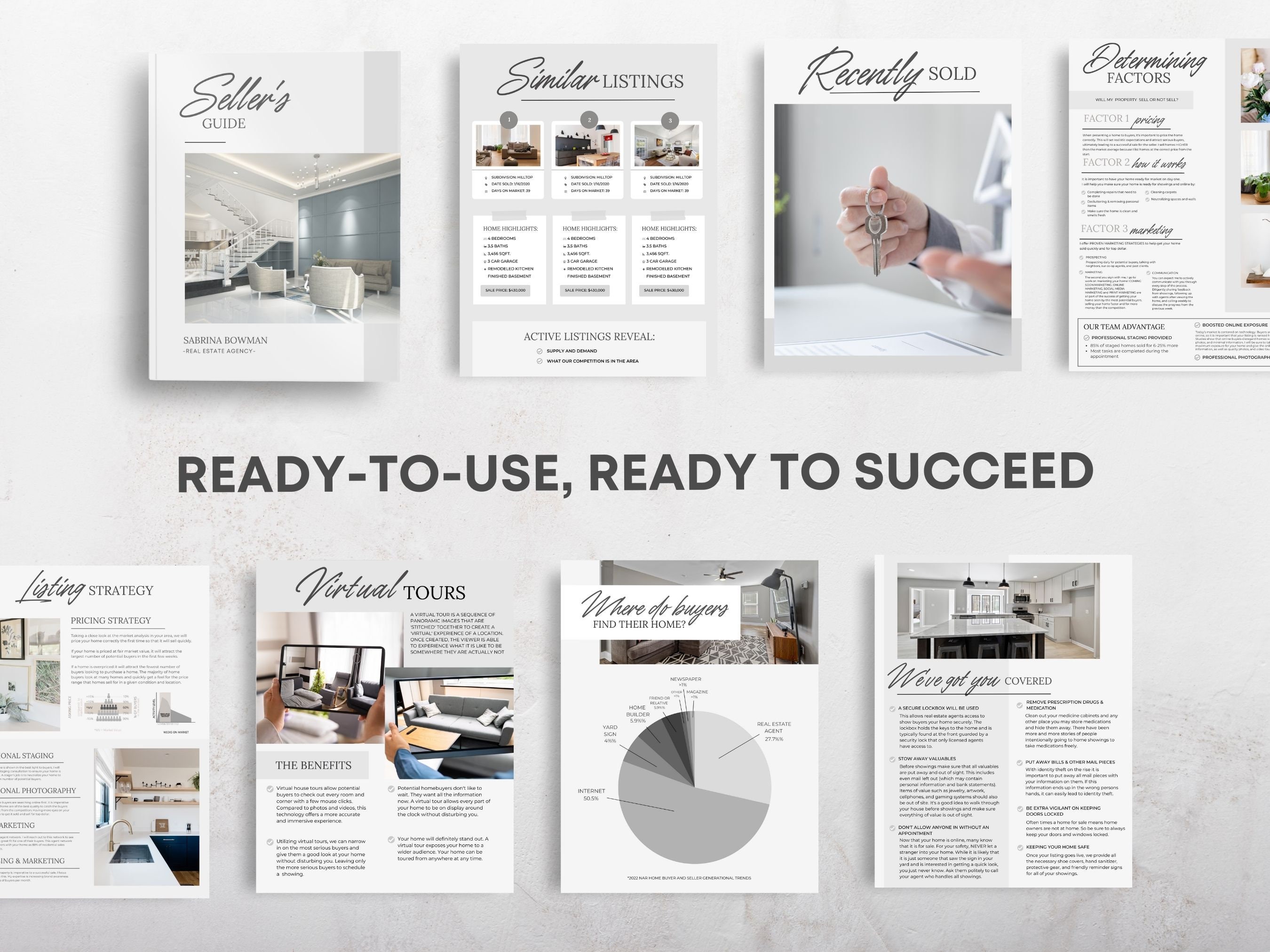 Seller Presentation Packet, Real Estate Marketing Template Sellers ...