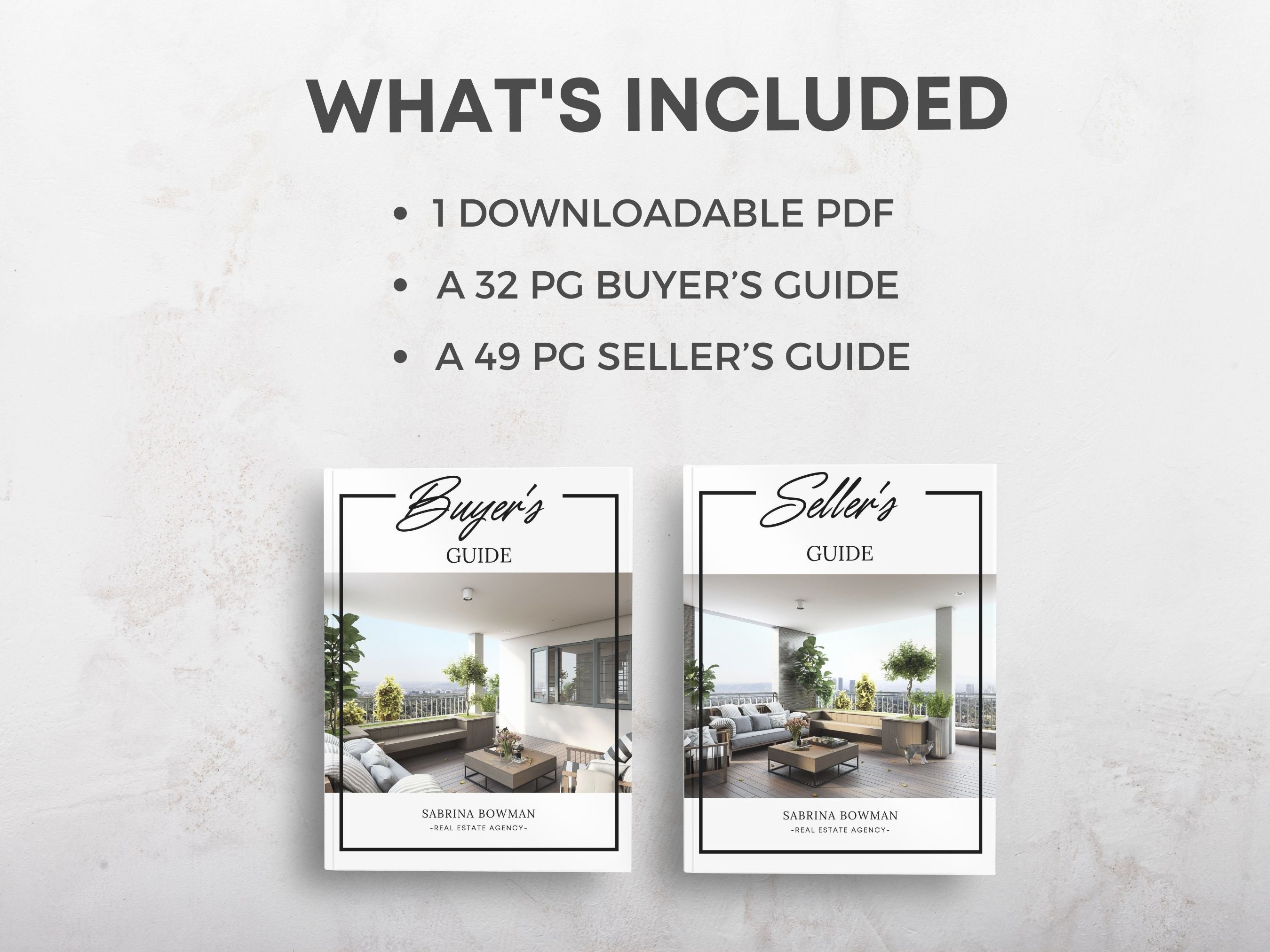 Real Estate Home Buyer and Seller Guide Bundle, Real Estate Template ...