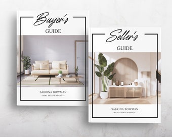 Real Estate Home Buyer and Seller Guide Bundle, Real Estate Template, Real Estate Buyer Packet, Seller Packet, Fall Presentation Book