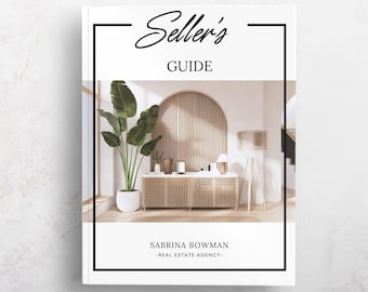 Pre-Listing-Präsentation für Verkäufer, Makler, Pre-Listing-Paket, Canva, Grundbesitz, Verkäufer-Leitfaden