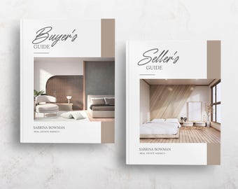 Real Estate Home Buyer and Seller Guide Bundle, Real Estate Template, Real Estate Buyer Packet, Seller Packet, Fall Presentation Book
