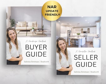 Real Estate Home Buyer and Seller Guide Bundle, Real Estate Template, Real Estate Buyer Packet, Seller Packet, Fall Presentation Book, NAR