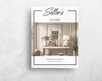 Seller Pre-Listing Presentation, Real Estate Template, Real Estate Marketing, Seller Guide, Canva, Real Estate, Realtor, Pre-Listing Packet
