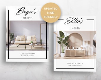 Real Estate Seller Guide & Home Buyer Guide Bundle | NAR Settlement | Real Estate Marketing | Buyer Agent Commission | Listing Presentation