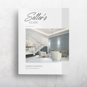 Seller Presentation Packet, Real Estate Marketing Template Sellers Guide, Pre-Listing Packet, Realtor Home Seller Guide, Listing Guide
