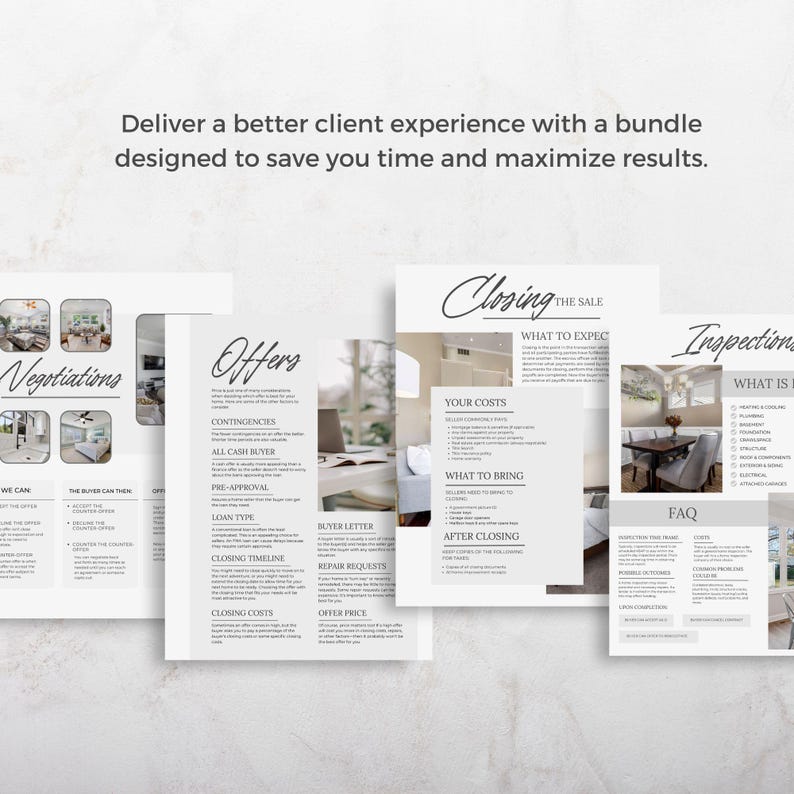 Seller Pre-Listing Presentation, Real Estate Template, Real Estate Marketing, Seller Guide, Canva, Real Estate, Realtor, Pre-Listing Packet image 7