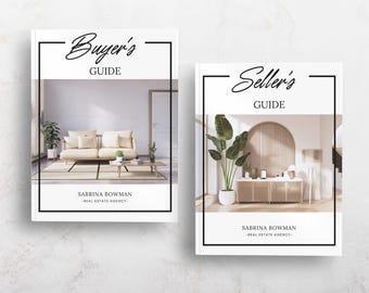 Real Estate Home Buyer and Seller Guide Bundle, Real Estate Template, Real Estate Buyer Packet, Seller Packet, Fall Presentation Book