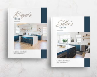 Real Estate Listing Presentation, Buyer Presentation and Seller Presentation Template, Printable Home Seller and Home Buyer Guide Template